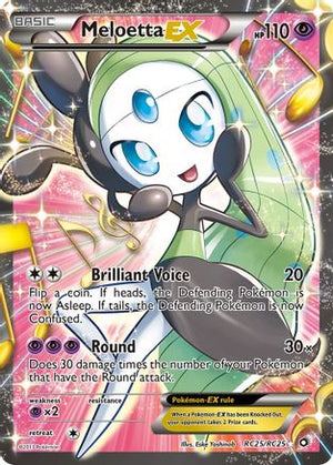 Meloetta-EX RC25/113 - Legendary Treasures Holofoil - Poke-Collect