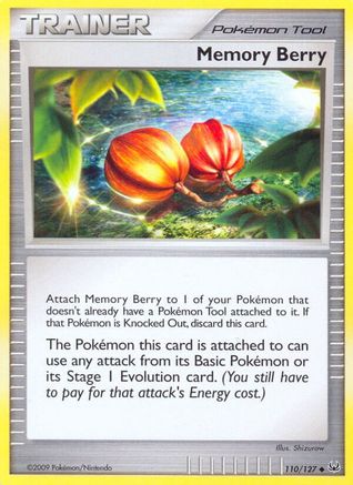 Memory Berry 110/127 - Platinum Reverse Holofoil - Poke-Collect