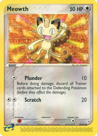 Meowth 42/95 - Team Magma vs Team Aqua Reverse Holofoil - Poke-Collect