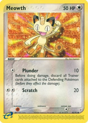 Meowth 42/95 - Team Magma vs Team Aqua Reverse Holofoil - Poke-Collect