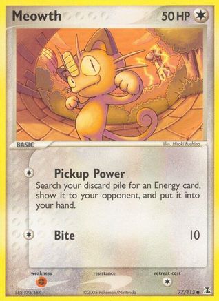 Meowth 77/113 - Delta Species Reverse Holofoil - Poke-Collect