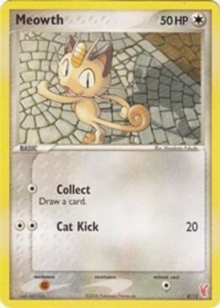 Meowth 4/12 - EX Trainer Kit 2 Plusle - Poke-Collect