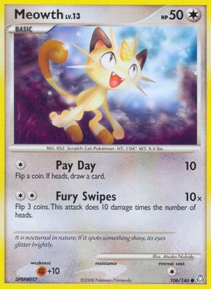 Meowth 106/146 - Legends Awakened Reverse Holofoil - Poke-Collect