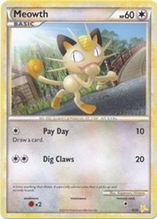Meowth (#4) 4 - HGSS Trainer Kit Gyarados & Raichu - Poke-Collect