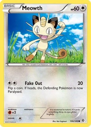 Meowth 106/149 - Boundaries Crossed - Poke-Collect