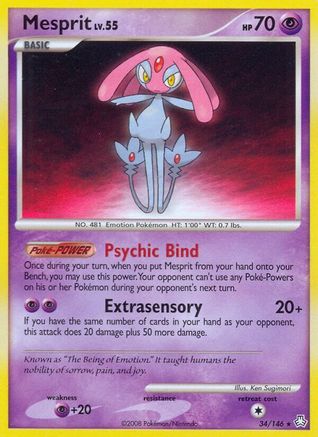Mesprit 34/146 - Legends Awakened Reverse Holofoil - Poke-Collect