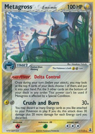 Metagross (Delta Species) 11/113 - Delta Species Reverse Holofoil - Poke-Collect