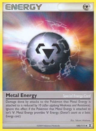 Metal Energy 100/111 - Rising Rivals Reverse Holofoil - Poke-Collect