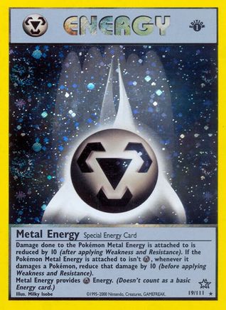 Metal Energy 19/111 - Neo Genesis Unlimited Holofoil - Poke-Collect