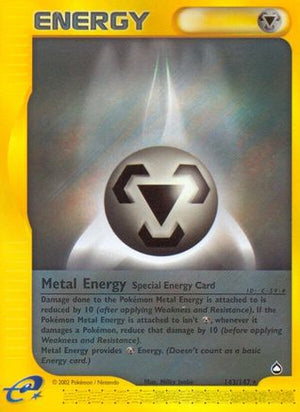 Metal Energy 143/147 - Aquapolis Reverse Holofoil - Poke-Collect