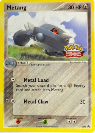 Metang - 023 (Stadium Challenge 2004) 23/40 - Nintendo Promos - Poke-Collect