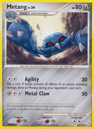 Metang (64) 64/146 - Legends Awakened - Poke-Collect