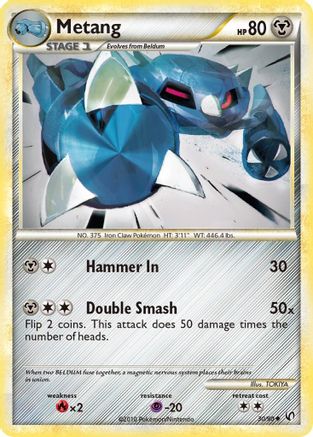 Metang 30/90 - Undaunted Reverse Holofoil - Poke-Collect