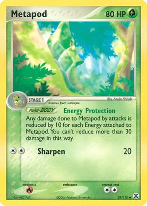 Metapod 39/112 - FireRed & LeafGreen - Poke-Collect