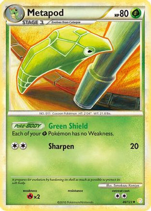 Metapod 46/123 - HeartGold & SoulSilver - Poke-Collect