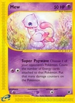 Mew 55/165 - Expedition Base Set Reverse Holofoil - Poke-Collect