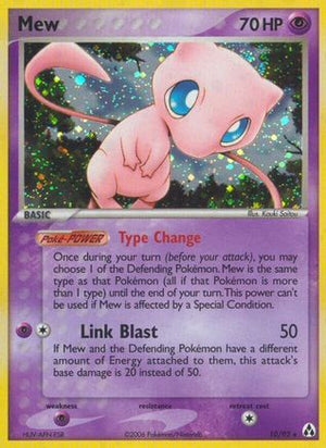 Mew 10/92 - Legend Maker Reverse Holofoil - Poke-Collect