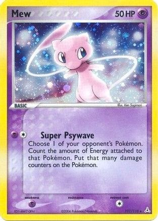 Mew 111/110 - Holon Phantoms Holofoil - Poke-Collect