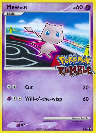 Mew 10/16 - Pokmon Rumble - Poke-Collect