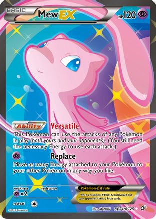 Mew EX (Full Art) RC24/113 - Legendary Treasures Radiant Collection Holofoil - Poke-Collect