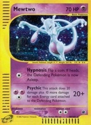 Mewtwo 20/165 - Expedition Base Set Holofoil - Poke-Collect