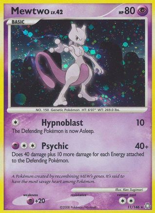 Mewtwo 11/146 - Legends Awakened Reverse Holofoil - Poke-Collect