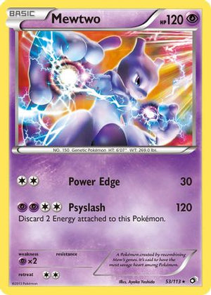 Mewtwo 53/113 - Legendary Treasures Holofoil - Poke-Collect