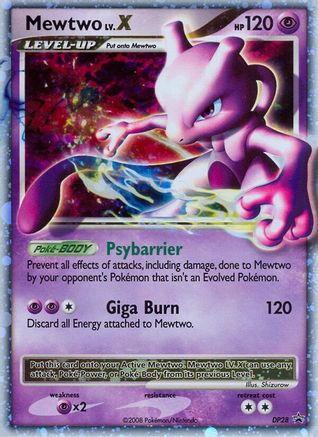 Mewtwo LV.X DP28/56 - DP Black Star Promos Holofoil - Poke-Collect