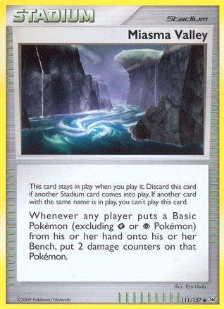 Miasma Valley 111/127 - Platinum Reverse Holofoil - Poke-Collect