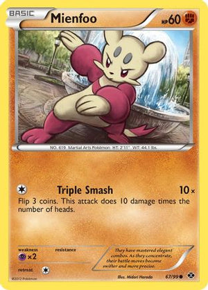 Mienfoo 67/99 - Next Destinies Reverse Holofoil - Poke-Collect