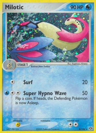 Milotic 8/106 - Emerald Holofoil - Poke-Collect