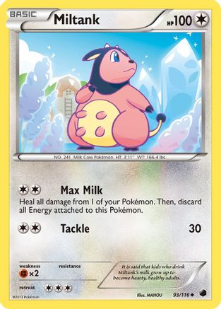 Miltank 93/116 - Plasma Freeze Reverse Holofoil - Poke-Collect