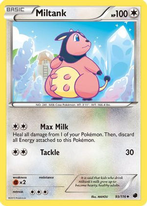 Miltank 93/116 - Plasma Freeze Reverse Holofoil - Poke-Collect