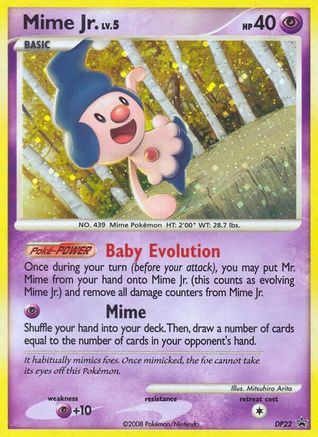 Mime Jr. - DP22 DP22/56 - Diamond and Pearl Promos Holofoil - Poke-Collect