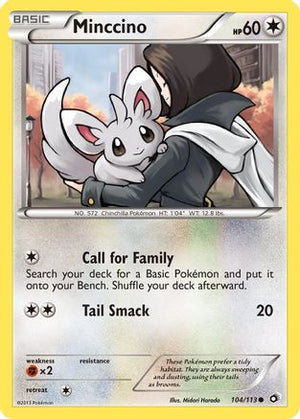 Minccino 104/113 - Legendary Treasures Reverse Holofoil - Poke-Collect
