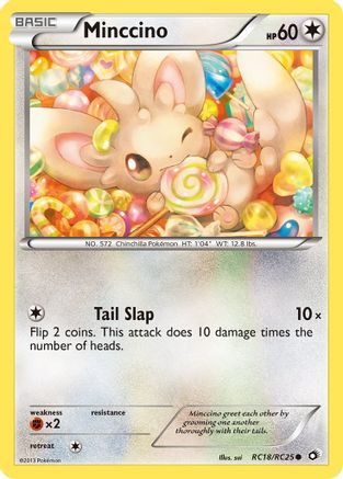 Minccino RC18/113 - Legendary Treasures Holofoil - Poke-Collect