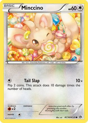 Minccino RC18/113 - Legendary Treasures Holofoil - Poke-Collect
