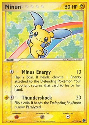 Minun 67/101 - Hidden Legends Reverse Holofoil - Poke-Collect