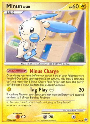 Minun 32/132 - Secret Wonders - Poke-Collect