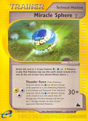 Miracle Sphere Gamma 131/144 - Skyridge Reverse Holofoil