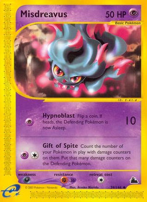 Misdreavus 39/144 - Skyridge Reverse Holofoil