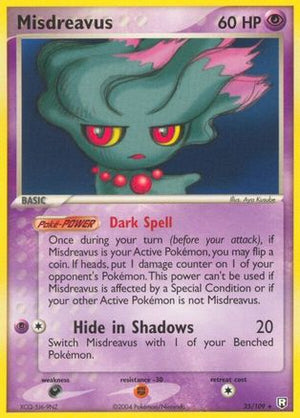 Misdreavus 25/109 - Team Rocket Returns Reverse Holofoil - Poke-Collect
