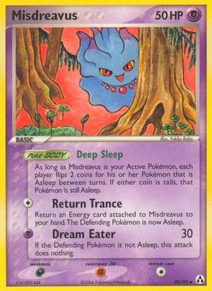 Misdreavus 40/92 - Legend Maker Reverse Holofoil - Poke-Collect