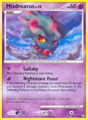 Misdreavus 68/100 - Stormfront Reverse Holofoil - Poke-Collect