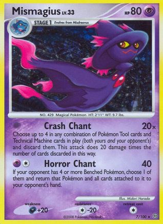 Mismagius 7/100 - Stormfront Reverse Holofoil - Poke-Collect