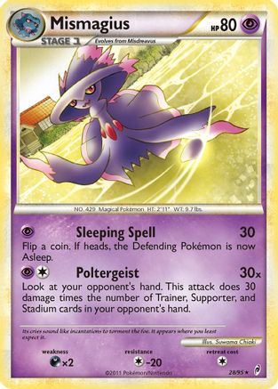 Mismagius 28/95 - Call of Legends Reverse Holofoil - Poke-Collect