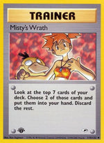 Misty's Wrath 114/132 - Gym Heroes 1st Edition - Poke-Collect