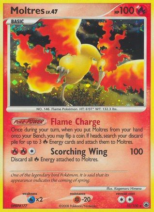 Moltres 10/100 - Majestic Dawn Holofoil - Poke-Collect