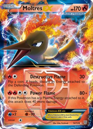 Moltres-EX 14/135 - Plasma Storm Holofoil - Poke-Collect