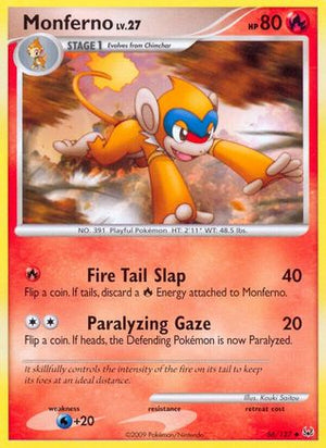 Monferno 56/127 - Platinum Reverse Holofoil - Poke-Collect